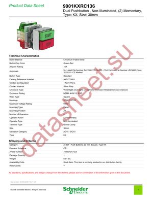 9001KXRC136 datasheet  